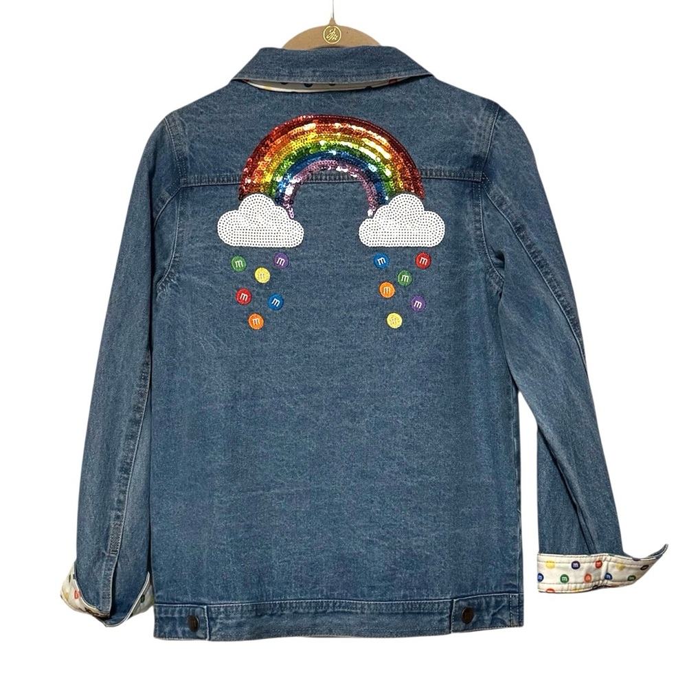 M&M'S embellished Denim Jacket with pockets